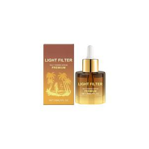 셀프 태닝 세럼 얼굴과 몸을 위한 보습 브론징 태너 글리세린이 함유된 부스터 여름 내추럴 1온스