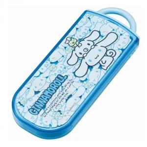 [골드스마일]도시락 수저 포크 케이스 시나모롤 숨바꼭질 슬라이드 식사용품