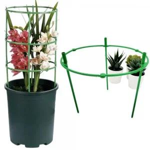 [오너클랜]원통 원 형 화분 지지 지주 대 식물 화초 꽃 넝쿨 토마토 고추 1세트