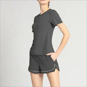 [골드스마일]여성 트레이닝복 반팔반바지 세트 홈트 헬스복 3컬러