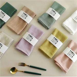 [골드스마일]주방냅킨 린넨타올 바리스타홈카페 테이블냅킨 주방용품타올