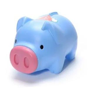 [셀러에이드]청색 돼지 저금통 대형 복돼지 아동 재테크 돼지저금통