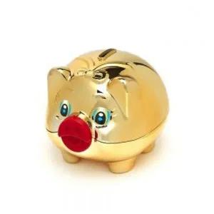 [셀러에이드]저금 통 귀여운 골드돼지 저금통 중형 황금돼지 저축