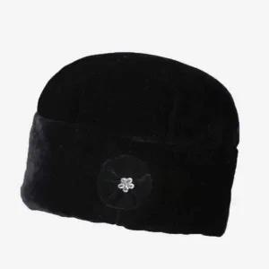 [셀러에이드]벨벳 기모 겨울 방한모 할머니 외출 모자 보온 비니