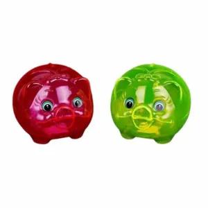 저금 통리 그린 투명 저금통 핑크 돼지 저축 통 저금박스