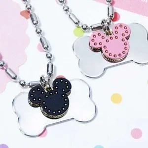 문펫 강아지 미키 목걸이 12개입 1판