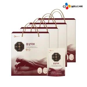[CJ웰케어]한뿌리 홍삼대보 40ml 24포 x 4개