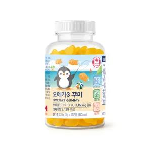 네이처그랜드 오메가3 꾸미 90구미 식물성 펙틴 1일2꾸미 오렌지맛