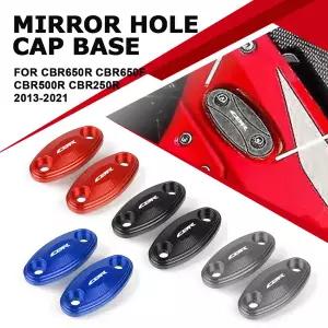 혼다 용 CBR650R CBR650F CBR500R CBR300R CBR250R 2013-2021 오토바이 후면보기 미러 블록 오프베이스 플