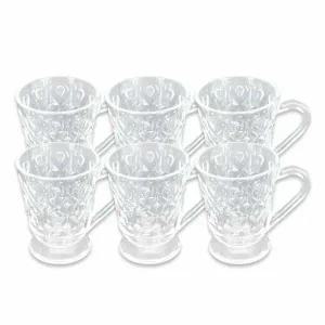 더블 OO25EM63 유리잔 밀크저그 샷잔 시럽 소스잔 155ml 6P