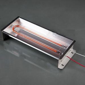 전자 레인지 할로겐 튜브 전등갓 포함 탄소 섬유 개방형화로대 거북선화로대 가열 1000W 다른 길이 히터 전