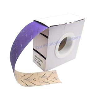 70mm x 12M 세라믹 연마 시트 롤, 자동차, 코팅 제거, 목재 및 금속 샌딩용 다중 구멍 패턴