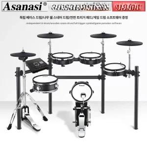 전자 드럼 5드럼 케이블 연습 트랜스듀서 어쿠스틱 고퍼우드 타악기 피에조 입문용 풀패키지