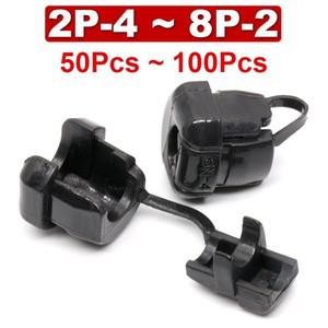 나일론 전원 코드 버클 보호 와이어 슬리브, 섀시 고정 플라스틱 2P-4, 8P-2