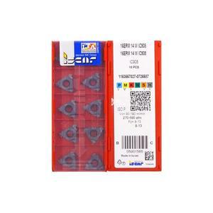10pcs ISCAR 16ER 11W IC908 CNC 외부 Whitworth 55 ° BSW G 나사 선삭 인서트