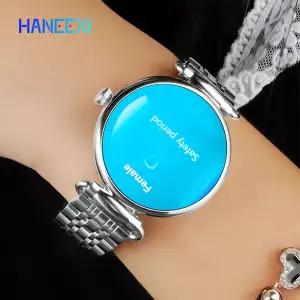 호환 여성용 스마트 밴드 피트니스 팔찌 블루투스 통화 심박수 만보계 수면 모니터 스마트 워치 여성용 선