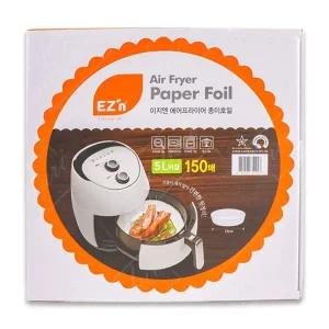 찜기쿠킹호일 원형 대용량 튀김종이 다양한용도 프라이팬호일 150매