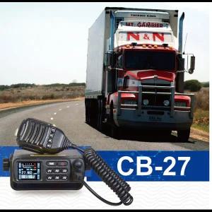 호환 자동차 트럭 워키토키 듀얼 워치 27Mhz CB 라디오 26.965-27.405Mhz 8 채널 LCD 디스플레이 CB-27 12V