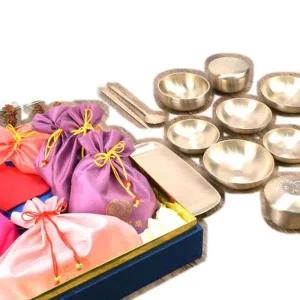 [셀러에이드]유기반상기 혼수예단 방짜유기 칠첩반상 결혼 SET