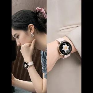 호환 화웨이 GT5 워치5 시리즈 스마트 워치 밴드 여성용 버전 부드러운 실리콘 교체 스트랩 GT4 여성용 팔