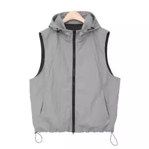 [콩심팥심]레이어드 스웨트수트 집업조끼 레이어드조끼 추리