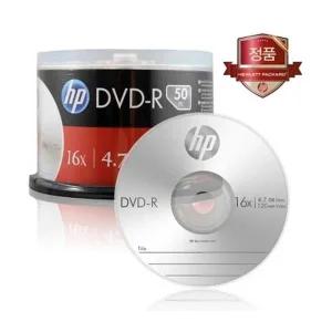 HP DVD-R 16X 50P벌크 4.7GB CD 120min 통(1개입)