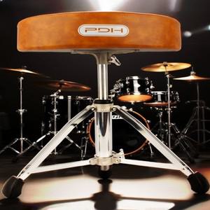 PDH 안장형 드럼 의자 나선형 조절 내장형 편안하고 안정적인 연주용  스툴
