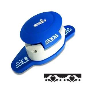 [셀러에이드]종이나라 테두리 손잡이펀치-01 하트 갑(4개입)