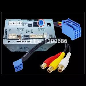 선택 2012-2013 Lexus 모델용 AVC20 암 AV RCA 입력 케이블 하네스