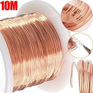 전도성 구리선 다용도 T2 코일 베어 라인 0.3/0.5/0.8/1/1.2mm 보석 제작용 금속