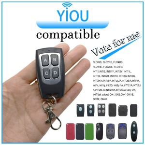 YIOU는 FLORS ERA ONE INTI 리모컨 차고 문 개폐기 433.92MHz 롤링과 호환됩니다.