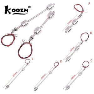 스테인리스 스틸 더블 볼 플로트 스위치 탱크 액체 수위 유량 센서 컨트롤러 100-400mm 10W 220VDC