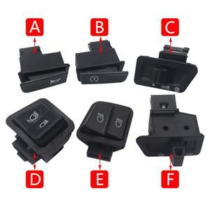 범용 바이크 오토바이 시작 하이/로우 빔 라이트 헤드 회전 신호 버튼 스위치 스쿠터 ATV 부품