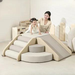 슬라이드 소프트 미끄럼틀 유치원 거실 상품 대형 시스템 2종세트(사이즈 디자인 사진 참조)