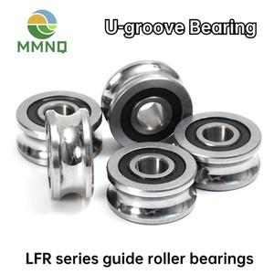1PCS LFR 시리즈 가이드 롤러 베어링 LFR50/4-5 내경 4mm 외경 13mm 높이 6mm U 홈 직경 5mm