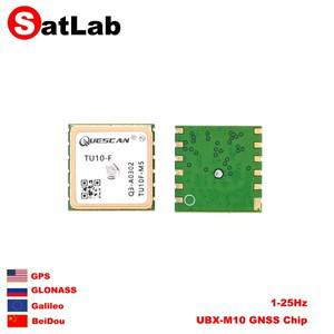 TU10-F 1-25Hz UBX M10050 M10 SMT SMD GPS 모듈 (휴대용 기기용 Galileo GLONASS BeiDou 수신기 Quectel L