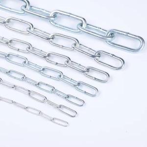 스테인리스 스틸 용접 체인 DIN5685A/C 아연 도금 마감 철제 드래그 링크 컨베이어 (하드웨어