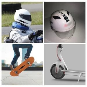 호환 4Pcs 5.9 불꽃 반사 스티커 자동차 오토바이 장식 경주 노트북 스케이트 보드 데칼