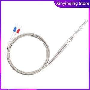K형 프로브 열전대 온도 센서 30/50/100/150MM 길이 1/2/3/4/5M 바늘형 조절기 방수
