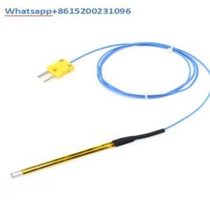 슬라이스 평면 온도 프로브 K형 패치 감지 라인 좁은 슬릿 표면 핫 프레스 열전대