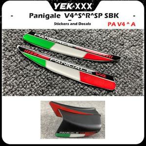 호환 DUCATI Panigale V4 SP SBK 18-22 에어 디플렉터 스티커 데칼 에폭시 3D 입체 로고