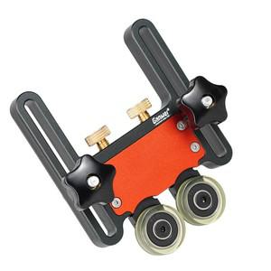 스톡 푸시 가이드 도구 알루미늄 합금 단방향  피더 가이더 조정  베어링 롤러 T-트랙 목공 어셈블리