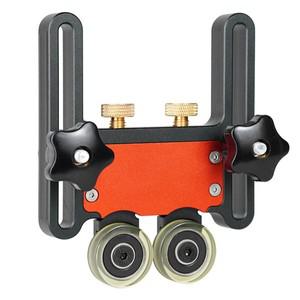 알루미늄 합금 테이블 톱 프레싱 피더 가이드 보드 T 트랙 용 베어링 휠 고정 울타리 목공 피딩 롤러