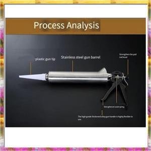 AB07 가격 모르타르 건 세트 포인팅 그라우팅 분무기 벽돌 시멘트 타일 도구 포장용 교체 노즐 포함, 2개)