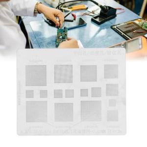 범용 BGA 리볼링 스텐실 다기능 주석 메쉬 솔더 템플릿 휴대폰 IC 칩 수리용