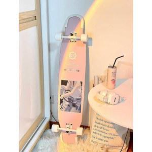 초보자 댄싱롱보드 보드 블루 파이어 인치 양면 취미 연습용 댄스보드 12V 29