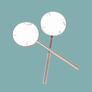 0.25 / 디옵터 원형 크로스 실린더 렌즈 - 안과 기기  시력 검사용 휴대용 광학 도구