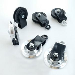 73MM/88MM/95MM 사일런트  풀리 체육관 역도 걸이베어링 견인 휠 헤비 듀티 강도 훈련 액세서리