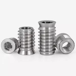 304 스테인레스 스틸 내부  외부 치아 육각 목재 가구 너트