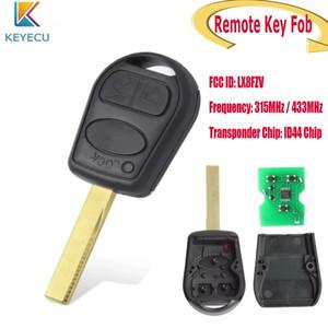 랜드로버 호환 L322 보그 HSE 2002-2008 LX8FZV용 KEYECU 스마트 리모컨 자동차 키 3버튼 315MHz 433MHz ID